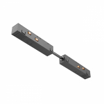 Коннектор питания прямой гибкий 5см Exility черный