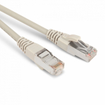 Hyperline PC-LPM-STP-RJ45-RJ45-C5e-1.5M-LSZH-GY Патч-корд F/UTP, экранированный, Cat.5e, LSZH, 1.5 м, серый