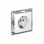 Розетка 1гн с З/К с/у белый механизм 16А быстрозажим AtlasDesign Systeme Electric (1/20)