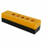 Корпус КП105 для кнопок 5мест желтый EKF PROxima