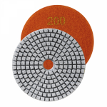 Круг алмазный гибкий шлифовальный Черепашка 125мм, P200, суxое/мокрое шлифование KRANZ