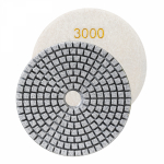 Круг алмазный гибкий шлифовальный Черепашка 125мм, P3000, суxое/мокрое шлифование KRANZ