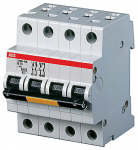 Автоматический выключатель (автомат) 4-полюсный (3P+N) 40А хар. B 15кА ABB S200/F200/DS200 (аксессуары)