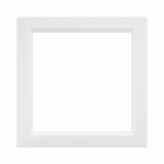 Рамка 1-пост. цвет белый глянцевый, пластик DKC