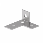 Пластина Т-образная 90° левая 4 отверстия Промрукав