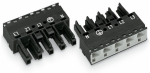 Разъем 5-пол. Код. A 4,00 mm черные WINSTA® MIDI 770-405