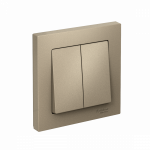 Выключатель 2кл с/у шампань в сборе AtlasDesign Systeme Electric (1/15) Выключатель 2кл с/у шампань в сборе AtlasDesign Systeme Electric (1/15)