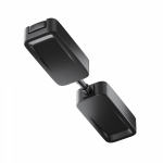 Коннектор питания прямой Radity встраиваемый черный Коннектор питания прямой Radity встраиваемый черный