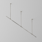 Technical Готовая конструкция прямая на жестких подвесах Long H745мм без светильников и без блока питания, платина