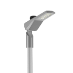 Светодиодный светильник VARTON уличный Levante Urban 25 Вт кронштейн 48 мм 4000 K 1..10V NEMA RAL7045 серый муар