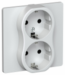 FLITE Роз. 2-я с з/к без з/ш 16А РС12-0-К-ФлЖ жем. IEK