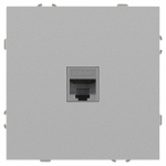 Розетка ЭРА Galaxy 15-3107-03 информационная RJ45 IP20 алюминий Розетка ЭРА Galaxy 15-3107-03 информационная RJ45 IP20 алюминий
