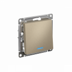 Выключатель 1кл прох с подсв с/у шампань механизм AtlasDesign Systeme Electric (1/20) Выключатель 1кл прох с подсв с/у шампань механизм AtlasDesign Systeme Electric (1/20)