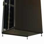 WRline Шкаф напольный 19-дюймовый, 42U, 2055x800х800 мм (ВхШхГ), передняя стеклянная дверь со стальными перфорированными боковинами, задняя дверь спло WRline Шкаф напольный 19-дюймовый, 42U, 2055x800х800 мм (ВхШхГ), передняя стеклянная дверь со стальными перфорированными боковинами, задняя дверь спло