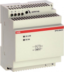 Источник постоянного тока 100-240В 9ВА 24В стабил-ное выходное напряжение 60Вт устойчив к КЗ IP20 ABB COS/SST светосигнальная аппаратура
