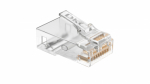 Штекер RJ45 8(8) Cat 5E прозрачный (светопрониц.) DKC (ДКС)