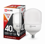 Лампа светодиод 40Вт дрл/дрв Е27/Е40 6500К 3600Лм HP-PRO IN HOME (1/12)