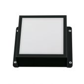 ULP-1010-7W-4000K IP54 GRILYATO OPAL BLACK Светильник светодиодный потолочный встраиваемый. Белый свет 4000K. 700Лм. Для ячеек 100x100мм. Корпус черный. В комплекте с и-п. ТМ Uniel