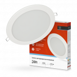 Панель светодиод встраив круглая RLP 24Вт 6500К 1440Лм 300мм белая IP40 IN HOME (1/20) Панель светодиод встраив круглая RLP 24Вт 6500К 1440Лм 300мм белая IP40 IN HOME (1/20)