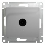 Розетка 1гн ТВ оконечная с/у алюминий механизм Glossa Systeme Electric (1/10/160) Розетка 1гн ТВ оконечная с/у алюминий механизм Glossa Systeme Electric (1/10/160)