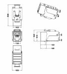 Hyperline KJ9-8P8C-C5e-90-SH-F Вставка Keystone Jack RJ-45(8P8C), категория 5e, экранированная