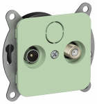 FLITE Роз. 2-я TV+SAT экр. проходная РТВс-2-1-2-ФлФ фис. IEK FLITE Роз. 2-я TV+SAT экр. проходная РТВс-2-1-2-ФлФ фис. IEK