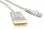 Hyperline PC-110-RJ45-1P-CX-1M-LSZH-GY Патч-корд 110 тип-RJ45, 1 пара, LSZH, 1 м, серый