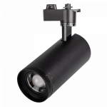 Светильник трековый светодиод 28Вт 3000K 2520Лм чёрный IP40 15-60гр PTR 0728 ZOOM Jazzway (1/40)