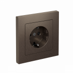 ATLASDESIGN РОЗЕТКА с заземлением со шторками, 16А, в сборе, МОККО ATLASDESIGN РОЗЕТКА с заземлением со шторками, 16А, в сборе, МОККО