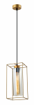 Светильник подвесной (подвес) Rivoli Luna 5148-210 1 х Е27 40 Вт золото лофт - кантри потолочный