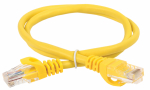 ITK Коммутационный шнур кат. 5Е UTP PVC 10м желтый