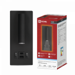 Светильник светодиодный настенный 15Вт 6500К с подсветкой 3000К USB type C черный NOTA P1565-30USB-BL IN HOME (1/40)