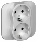 FLITE Роз. 2-я с з/к без з/ш 16А РС12-0-А-ФлА ал. IEK