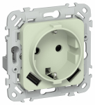 FLITE Роз.с з/к/ш 16А USB AA 3,1А б/к РСЮша11-1-ФлП пан. IEK