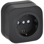 GLORY Роз. с з/к/ш о/у 16А РСш20-3-ХЧм черн. м. IEK GLORY Роз. с з/к/ш о/у 16А РСш20-3-ХЧм черн. м. IEK