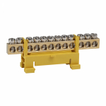 Шина нулевая тип Стойка OptiKit BB-S-PE-DIN-12-6х9-желтый