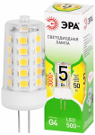 Лампочка светодиодная ЭРА GREEN LINE LED G4-JC-5W-830-12V GL G4 5Вт капсула теплый белый свет