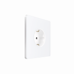 Systeme Infinity, Розетка С/У с ЗК (250В, 16А, защит.шторки), Арктический лед