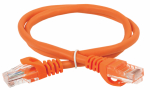 ITK Коммутационный шнур кат. 5Е UTP PVC 10м оранжевый