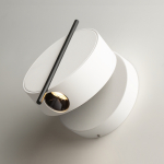 MOD180WL-L4W3K Nuance Настенный светильник (бра) Белый и Латунь