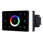 Панель Sens SMART-P85-RGBW Black (230V, 4 зоны, 2.4G) (ARL, IP20 Пластик, 5 лет)