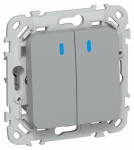 FLITE Выключ. 2-кл. кноп. прох инд 10А ВС62-2-1-ФлС сер. IEK FLITE Выключ. 2-кл. кноп. прох инд 10А ВС62-2-1-ФлС сер. IEK