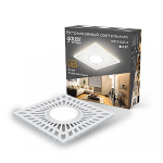 Светильник Квадрат. Белый, Gu5.3, 3Вт LED 3000K Gauss Backlight 1/40