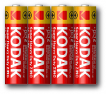 Элемент питания R6 (АА) солевой уп.4шт EXTRA HEAVY DUTY Kodak (4/24/576) Элемент питания R6 (АА) солевой уп.4шт EXTRA HEAVY DUTY Kodak (4/24/576)