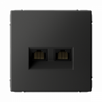 Розетка 2гн комп+комп RJ45+RJ45 с/у базальт механизм кат.6А ArtGallery Systeme Electric (1/5/20) Розетка 2гн комп+комп RJ45+RJ45 с/у базальт механизм кат.6А ArtGallery Systeme Electric (1/5/20)