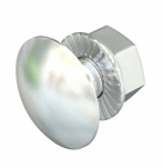 Болт с плоской головкой в комплекте с комбинированной гайкой M6x12 мм