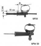 Фасадное крепление для деревянных опор (SFW 50)