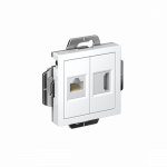 Розетка 2гн HDMI+RJ45 с/у белый механизм AtlasDesign Systeme Electric (1) Розетка 2гн HDMI+RJ45 с/у белый механизм AtlasDesign Systeme Electric (1)