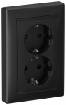 IEKVALENA Роз. 2-я с з/к/ш 16А в сб. 6945221 черн. м. IEK IEKVALENA Роз. 2-я с з/к/ш 16А в сб. 6945221 черн. м. IEK