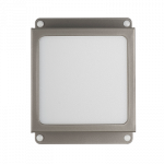 Светильник светодиодный ДВО PPL 089/G OPAL 9W 3000K GREY IP40 "Грильято" 100*100мм "Домино" Jazzway Светильник светодиодный ДВО PPL 089/G OPAL 9W 3000K GREY IP40 "Грильято" 100*100мм "Домино" Jazzway